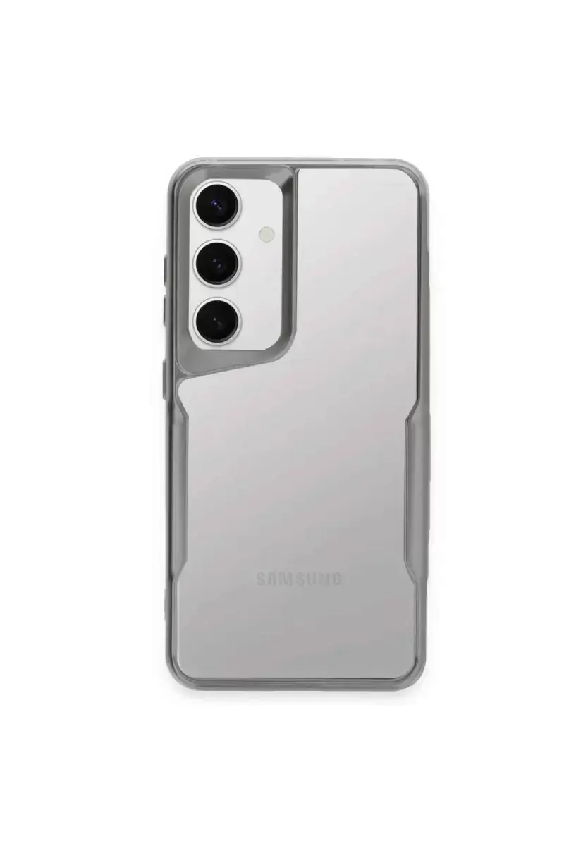 Newface Samsung Galaxy A55 5g Kılıf Boyi Silikon Kapak - Gümüş