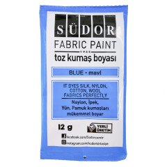 Toz Kumaş Boyası 12gr Mavi