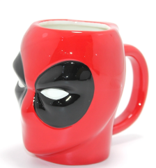 Marvel Deadpool 3d Kabartmalı Karakter Tasarımlı Kupa Bardak Alk4548