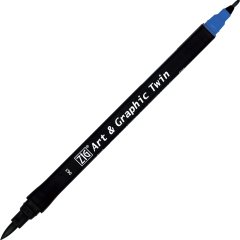 Art & Graphic Twin - Dull Blue - 063