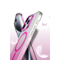 İphone 15 Pro Max Glossy Magsafe Kapak - Çöl Titanyum