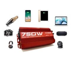 KOBB KBN750 12 Volt-220 Volt 750 Watt Tam Sinüs Dönüştürü