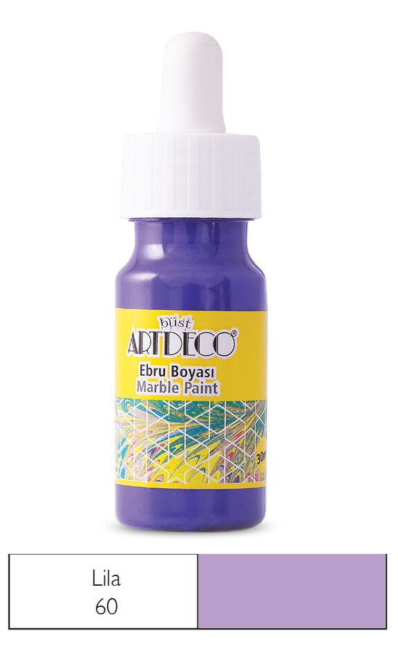 Ebru Boyası 30ml - Lila