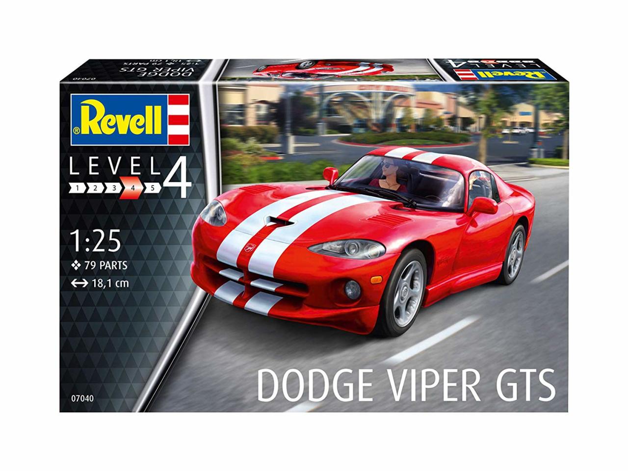 Dodge Viper Gts Model Araba- 1/25 - 7040