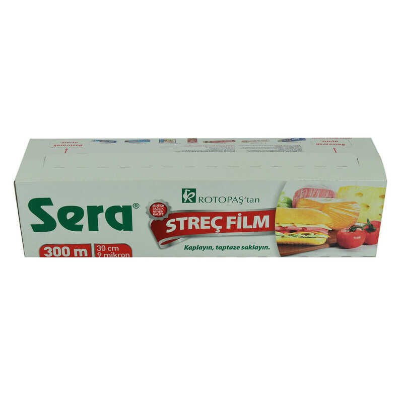 Streç Film 30 Cm X 300 M 9 Mikron Kayar Bıçaklı