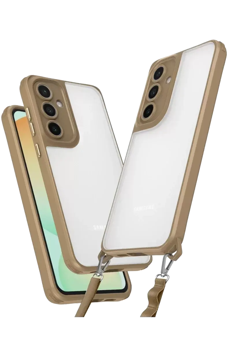 Newface Samsung Galaxy A26 Kılıf Penta Silikon Kılıf - Çöl Titanyum