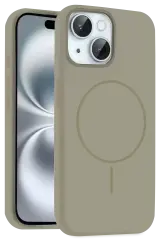 Joko Apple İphone 15 Kılıf Jully Magsafe Kapak - Çöl Titanyum