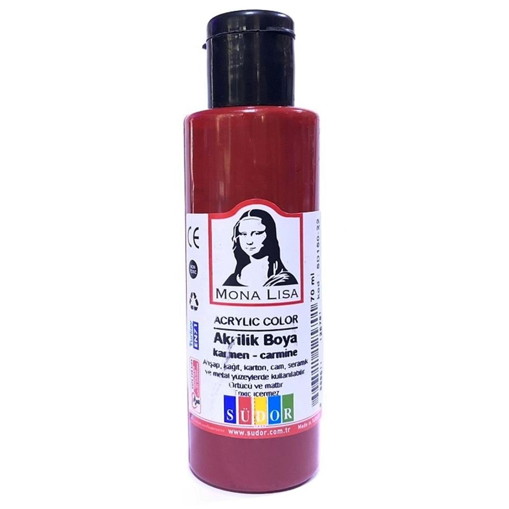 Akrilik Boya 70ml Carmine