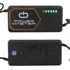 Powermaster Pm-31801 60 Volt - 20 Amper Iec C15 Dişi Uçlu Kapasite Göstergeli Elektrikli Bisiklet Şarj Akü Cihazı (adj160-01)
