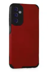 Newface Samsung Galaxy M34 5g Kılıf Loop Deri Silikon - Kırmızı