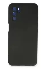 Newface Oppo A16 Kılıf Nano İçi Kadife Silikon - Siyah