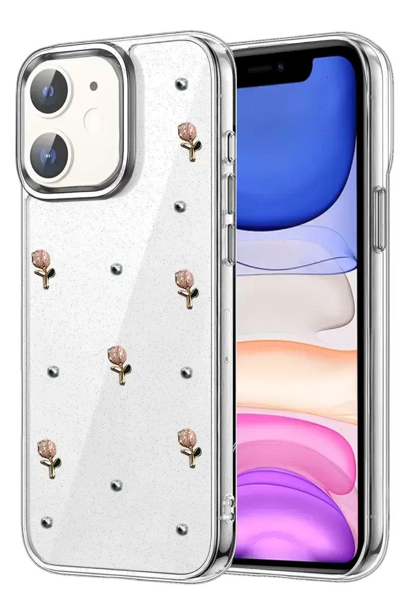 Newface Apple İphone 12 Fiyonk Desenli Kapak - Desen 6