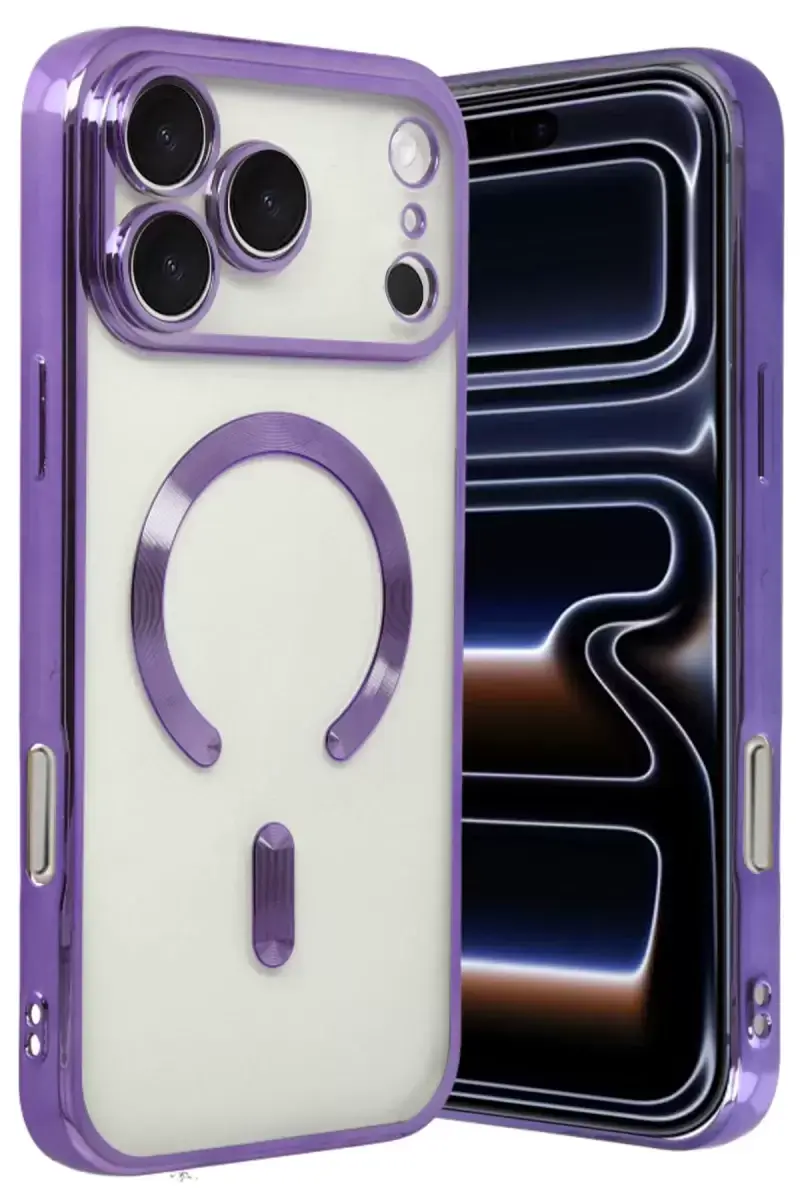 Newface Apple İphone 17 Pro Kross Magneticsafe Kapak - Mor