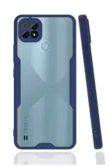 Newface Realme C21 Kılıf Platin Silikon - Lacivert