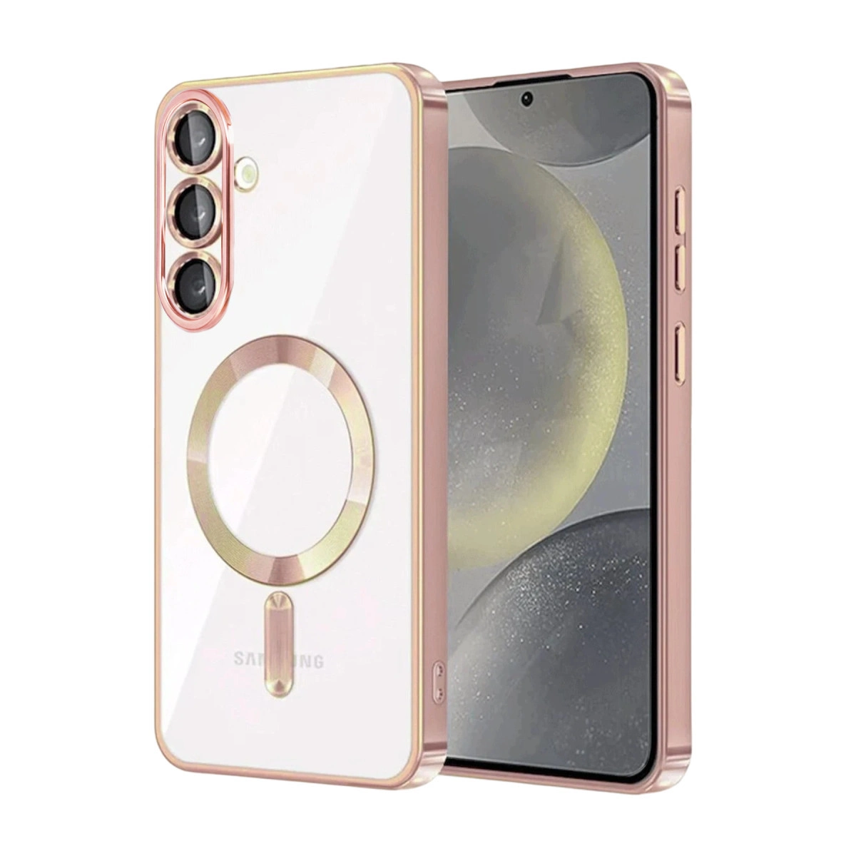 Samsung Galaxy A57 5g Kross Magneticsafe Kapak - Rose