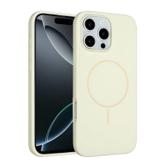 Joko  İphone 16 Pro Kılıf Jully Magsafe Kapak - Bej