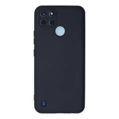 Realme C25y Kılıf Nano İçi Kadife Silikon - Lacivert