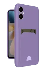 Newface Samsung Galaxy A05 Kelvin Kartvizitli Silikon - Lila