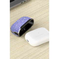 Onegif  Airpods Pro 2 (2.nesil) Bright Simli Airpods Kapak - Gümüş