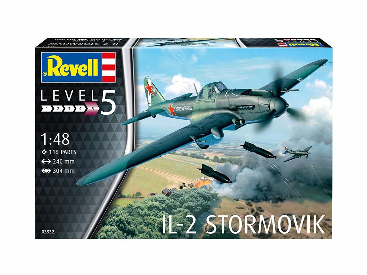 IL-2 Stormovik Model Uçak - 1:48 - 3932