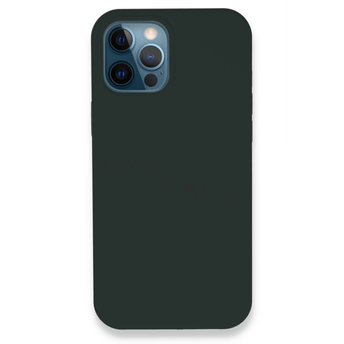 İphone 12 Pro Kılıf Lansman Legant Silikon - Koyu Yeşil