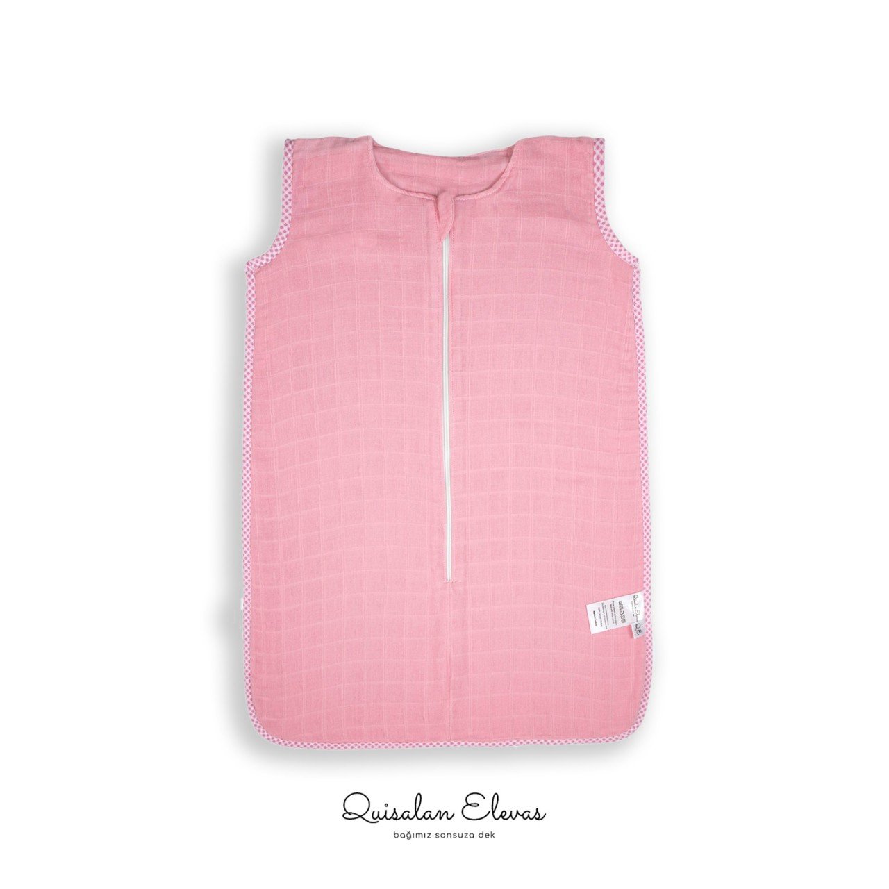 Quisalan Elevas Uyku Tulumu - Pembe Ekoseli