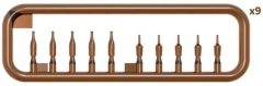 Maket Şampanya Ve Konyak Şişe Ve Kasaları - 1:35 - 35575