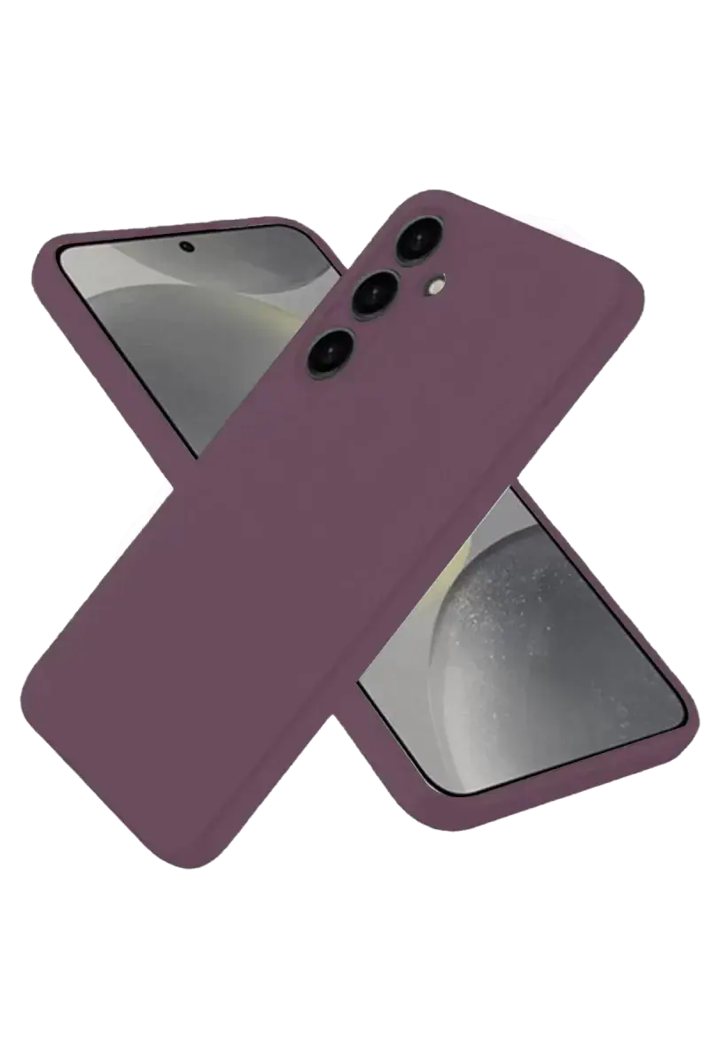 Newface Samsung Galaxy A06 Kılıf First Silikon - Mürdüm