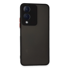 Vivo Y17s Kılıf Montreal Silikon Kapak - Siyah
