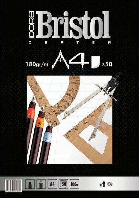 Bristol Defteri A4 - 180gr.