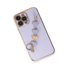 İphone 14 Pro Kılıf Esila Silikon - Lila