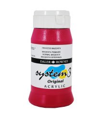 System 3 Akrilik Boya 500ml N:412 Process Magenta