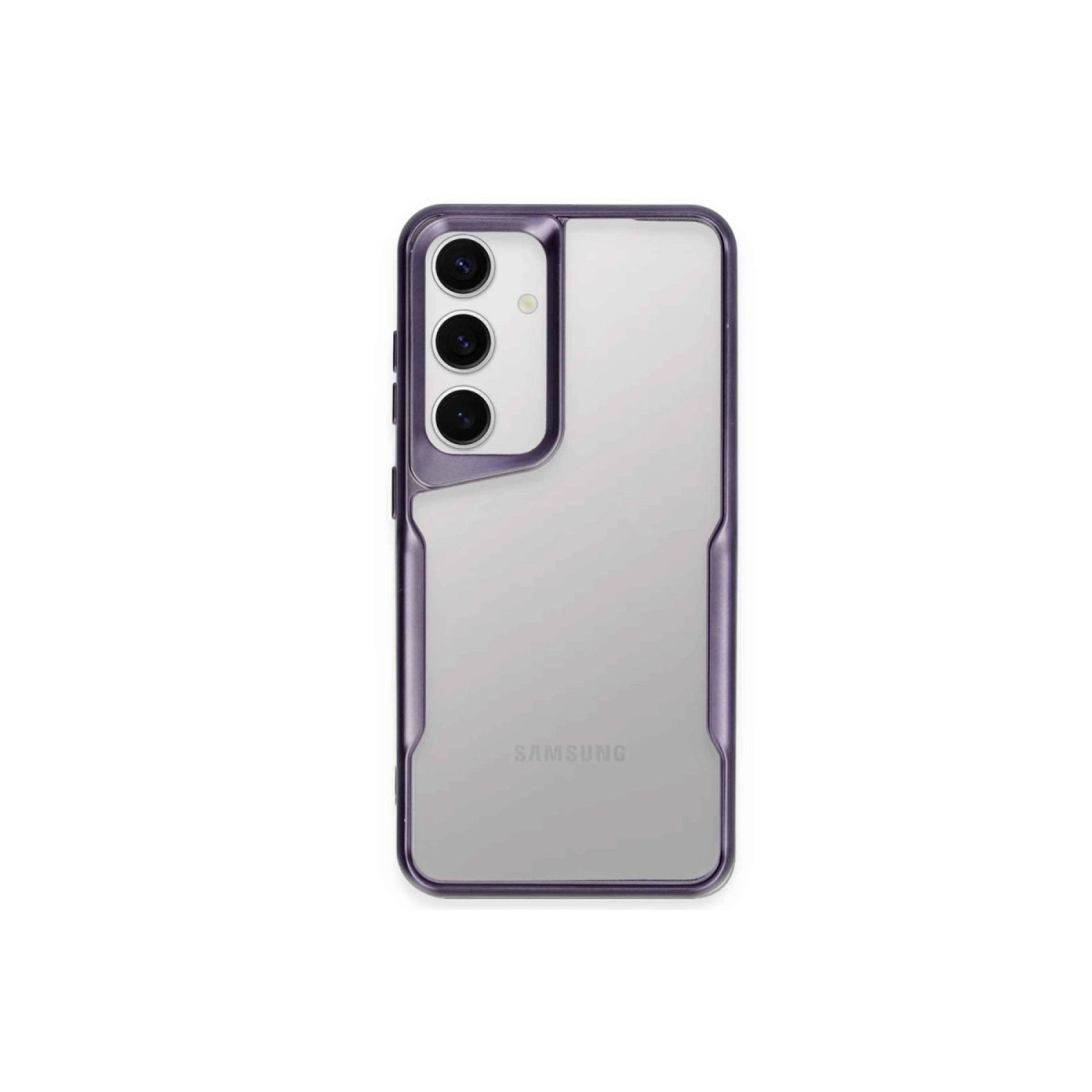 Samsung Galaxy A35 5g Kılıf Boyi Silikon Kapak - Derin Mor