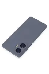 Newface Realme C55 Kılıf Nano İçi Kadife Silikon - Gri