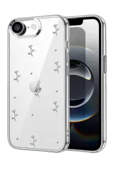 Newface Apple İphone 16e Fiyonk Desenli Kapak - Desen 2