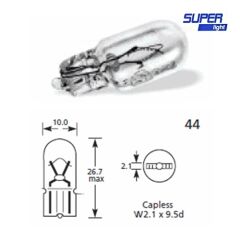 Super Light T10 Dipsiz Halojen Park Ampulü 12v 1 Adet