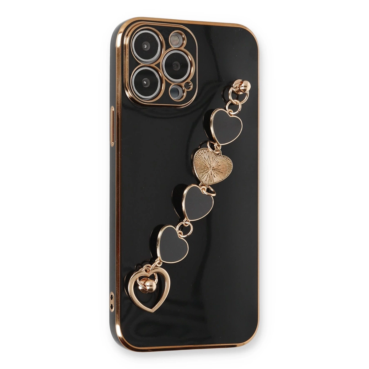 İphone 14 Pro Max Kılıf Esila Silikon - Siyah