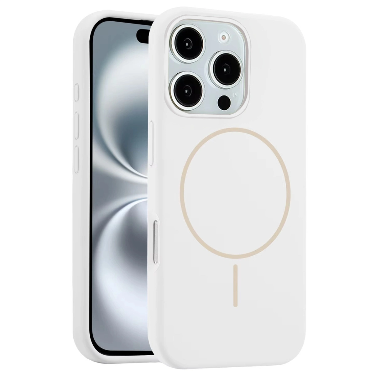 Joko  İphone 16 Pro Max Kılıf Jully Magsafe Kapak - Beyaz