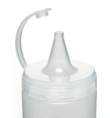 Şeffaf Sos Şişesi  - 400 Ml