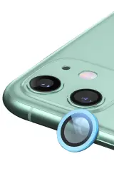 Newface İphone 11 Raze Metal Kamera Lens - Mavi