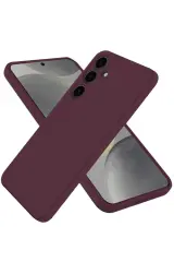 Newface Samsung Galaxy A26 Kılıf First Silikon - Mürdüm