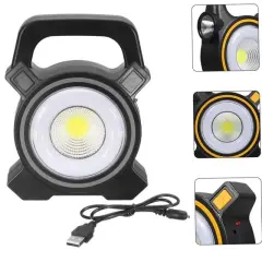 Powermaster Jy-819a Cob Ve Angel Led'li 3 Modlu Solar + Usb Şarjlı Çalışma Lambası
