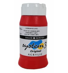 System 3 Akrilik Boya 500ml N:503 Cadmium Red Hue