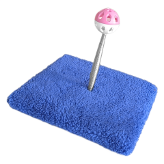 Yaylı Toplu Hacıyatmaz Kedi Aktivite Oyuncağı 16-20 cm Mavi