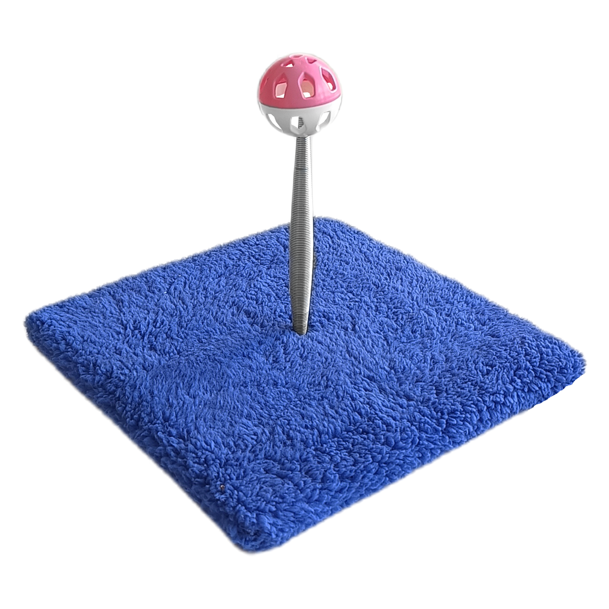 Yaylı Toplu Hacıyatmaz Kedi Aktivite Oyuncağı 16-20 cm Mavi