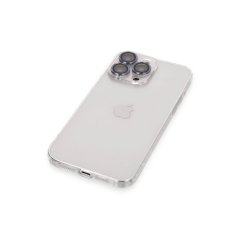 İphone 13 Pro Max Kılıf Luko Lens Silikon - Sierra Blue
