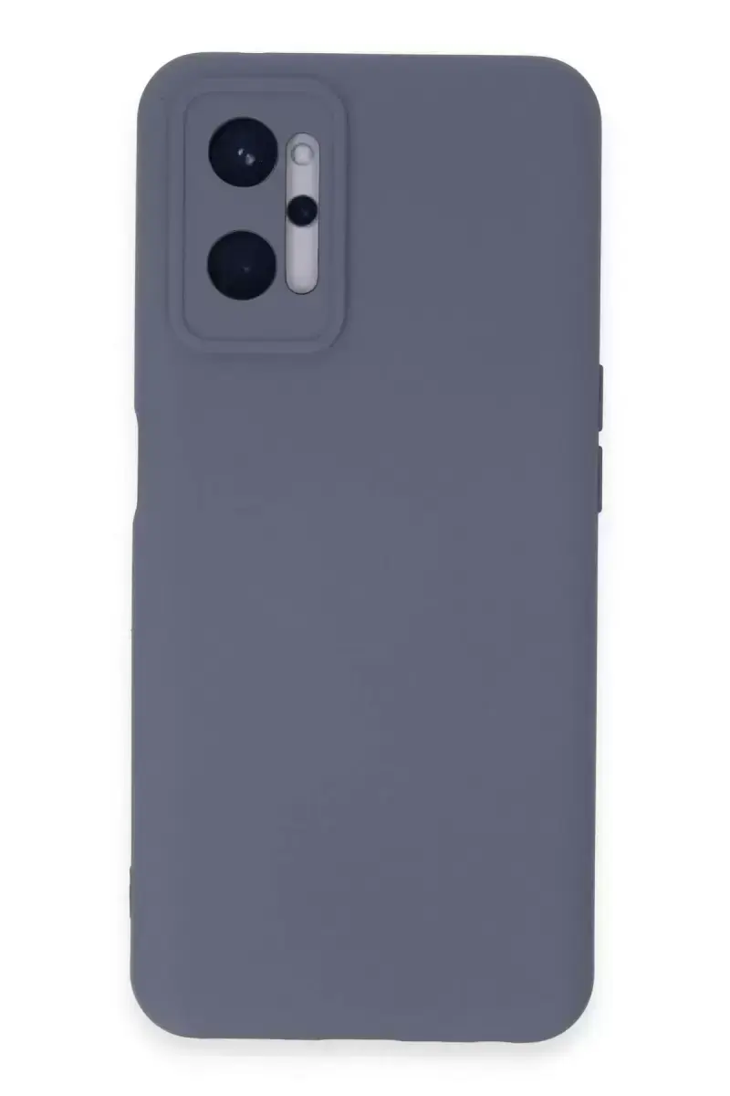 Newface Realme 9i 4g Kılıf Nano İçi Kadife Silikon - Gri