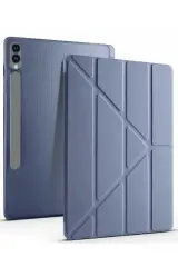 Newface Samsung Galaxy X510 Tab S9 Fe 11 Kılıf Kalemlikli Mars Tablet Kılıfı - Lavender