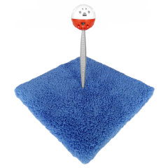 Yaylı Toplu Hacıyatmaz Kedi Aktivite Oyuncağı 16-20 cm Mavi