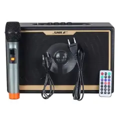 Shile Sd-1 El Mikrofonlu Kumandalı Usb/sd/bt Portatif Hoparlör